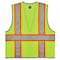Ergodyne Two-Tone Hi-Vis Safety Vest L/XL Class 2 H Back, , Zipper 6 Pockets, 2 Mic Tab, ID Window 8246Z-S - alternate 3